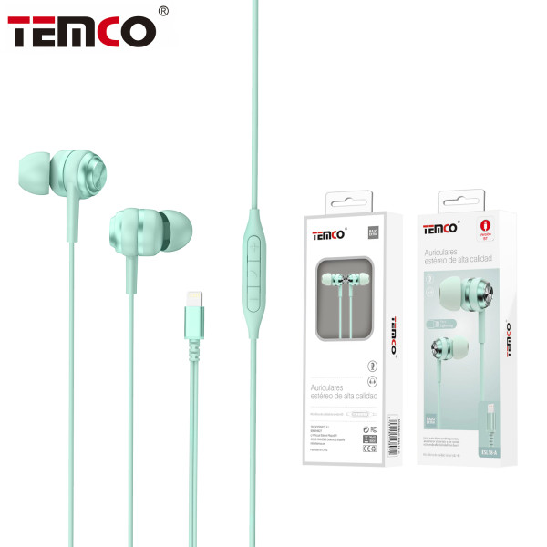 Auriculares Intrauriculares con Microfono de Lightning en Azul Stilo 3