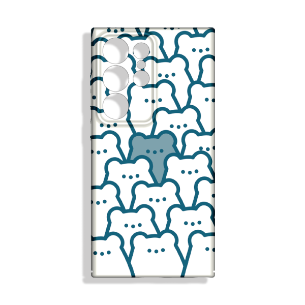Funda Dibujos de Plastico en Ositos para Samsung S24