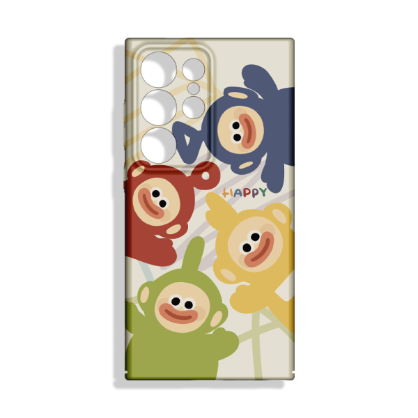 Funda Dibujos de Plastico en Teletubbies para Samsung S24 Plus
