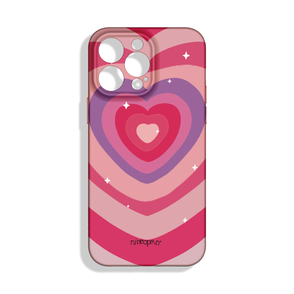 Funda Dibujos de Plastico en Corazones para iPhone 12