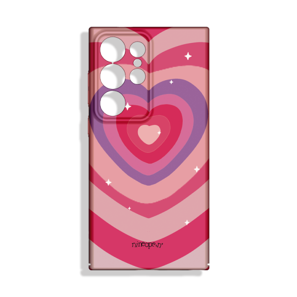 Funda Dibujos de Plastico en Corazones para Samsung A54