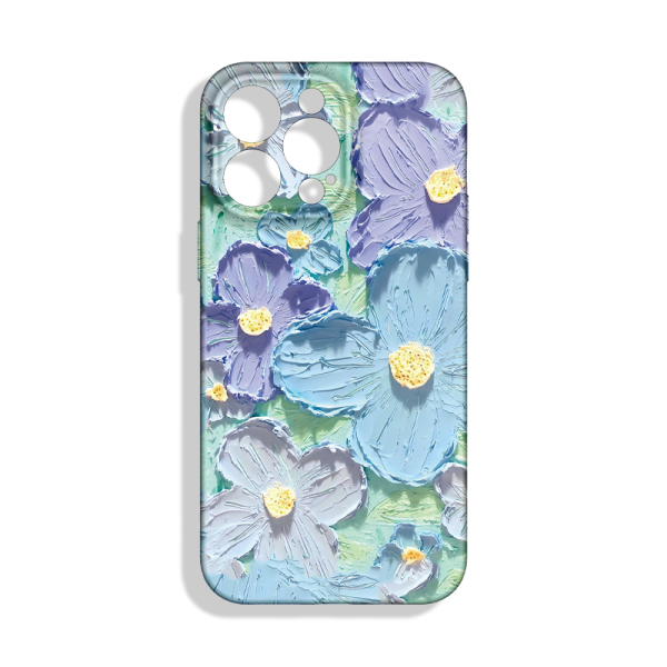 Funda Dibujos de Plastico en Flores para iPhone 15 Pro