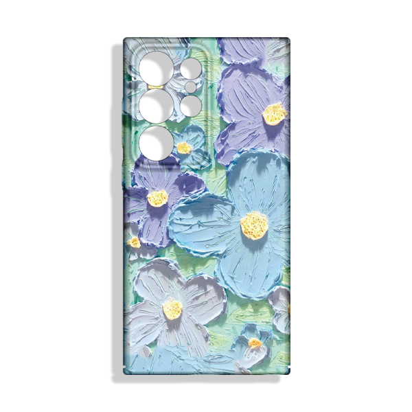 Funda Dibujos de Plastico en Flores para Samsung S24