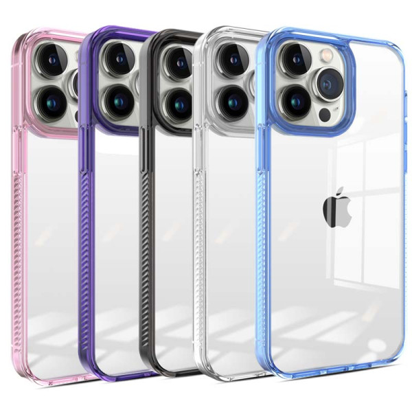 Funda Transparente con Borde de Color para Samsung S23 Ultra