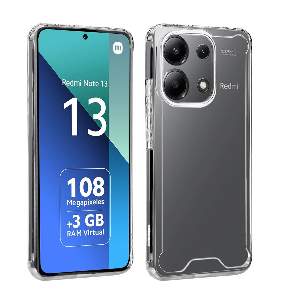 Funda Rígida Transparente Antigolpe Para Redmi Note 13 Pro Plus