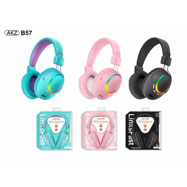 Cascos Inalambrico Bluetooth con Luces