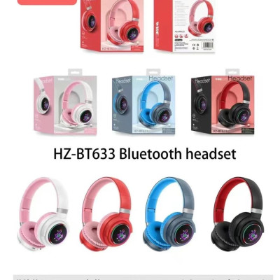 Cascos Inalambrico Bluetooth con Luces Stilo 2 en Rojo