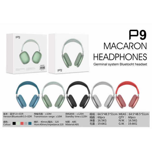 Cascos Inalambrico Bluetooth P9