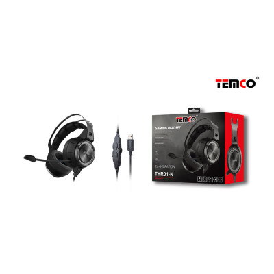 Cascos de Juego 7.1 Con Vibracion en Negro
