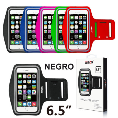 Funda Brazalete Deportivo 6.5" en Negro