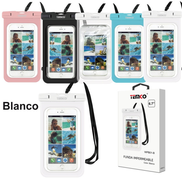 Funda Impermeable Universal Blanco