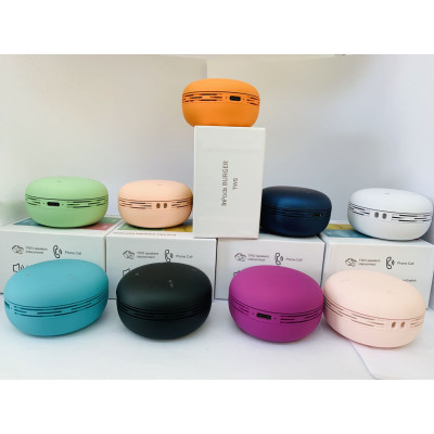 Altavoz InPond portátil de Viaje, Mini Altavoz inalámbrico con Forma de Hamburguesa