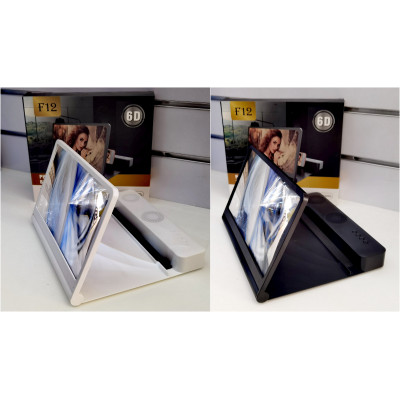 Amplificador de Pantalla con Altavoz para Teléfono Inteligente, Lupa de teléfono Inteligente con Lupa de Pantalla 3D