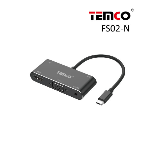 Adaptador USB-C a HDMI / VGA