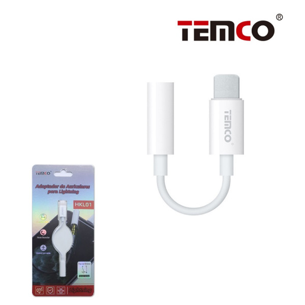 Adaptador Lightning a Micro Blanco