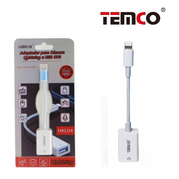Adaptador OTG Hembra a Lightning a Macho