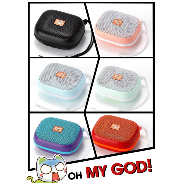 Altavoz Con Mezcla de Dos Colores y Cuerda para un Mejor Manejo