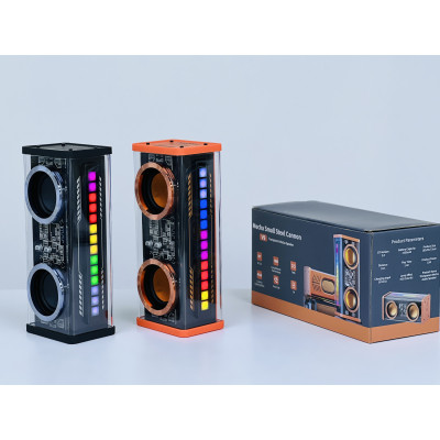 Altavoz Inalambrico Transparente Version 5.0 Capacidad de la Bateria 1500mAh/183*53*77mm