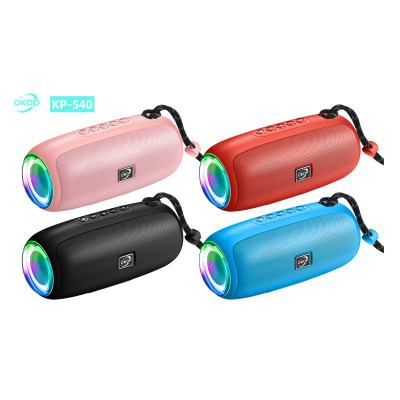 Altavoz con Luz Led KP-540 Inalambrico, con Sonido Potente en Diferentes Colores