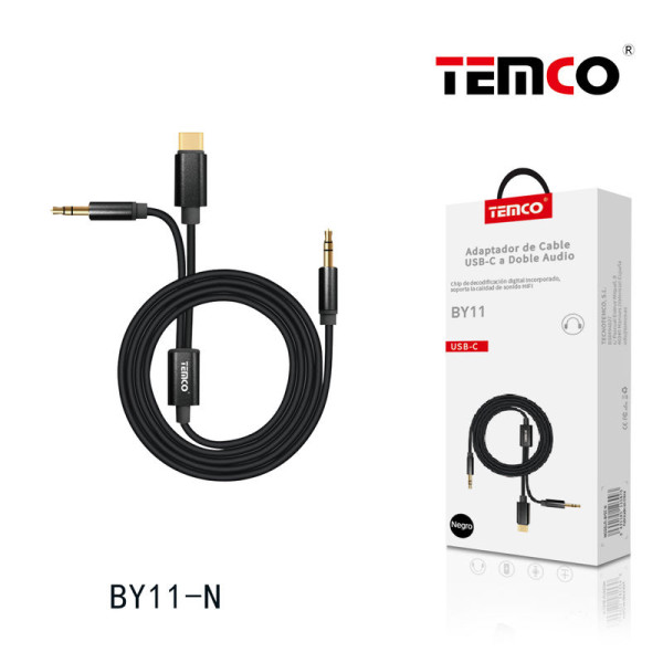 Adaptador USB a Doble Audio Soporta la Calidad de Sonido HiFi