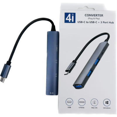 Multi USB-C 2.0+3.0 3 Puerto+USB-C