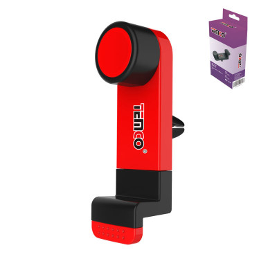 Soporte de Móvil de Coche para Rejillas del Aire Rojo
