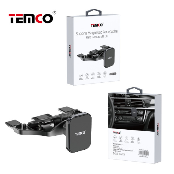 Soporte Magnetico de Coche para Ranura de CD