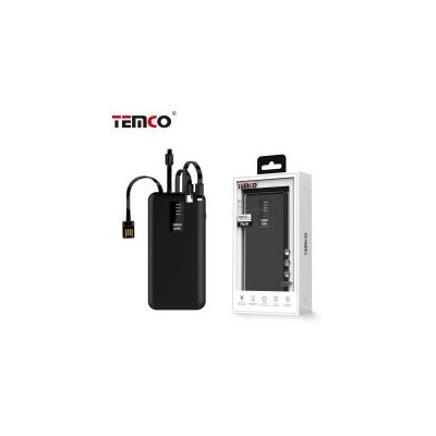 Bateria 10000mAh 4 en 1 Negro