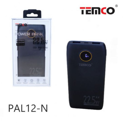 Bateria Externa 10000 mAh QC22.5W+PD20W Negro