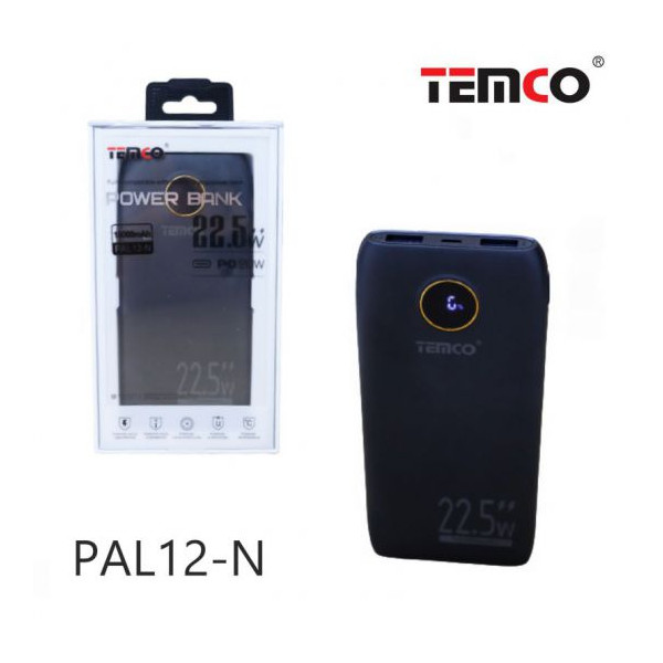 Bateria Externa 10000 mAh QC22.5W+PD20W Negro