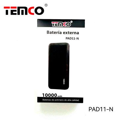 Bateria Externa 10000 mAh Negro