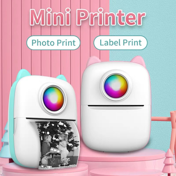 Mini Impresora Portatil, Ideal para Etiquetas