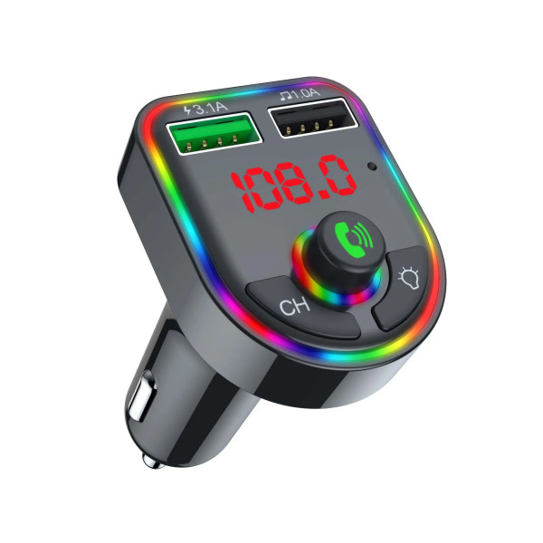 MP3 Inalambrico de Coche + Cargador 3.1A