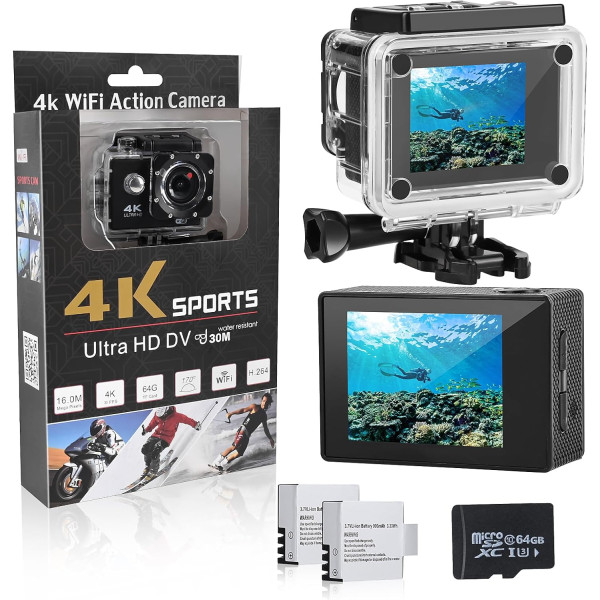 Camara Deportiva 4K Ultra HD