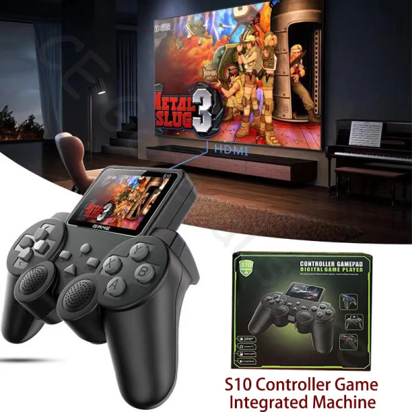Game Box con Pantalla y Mango de Consola de Juego y Controlador de Reproductor de Juegos Digitales
