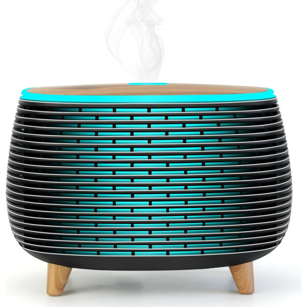 Humificador + Difusor de Aroma con Luz