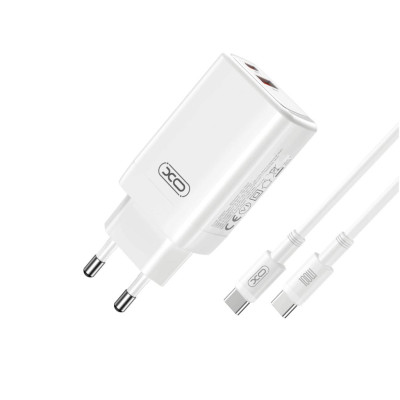 CE17 (EU) Cargador de Carga Rapida de 65W con Cable Tipo C