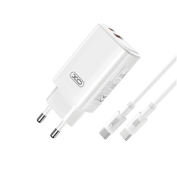 CE17 (EU) Cargador de Carga Rapida de 65W con Cable Tipo C