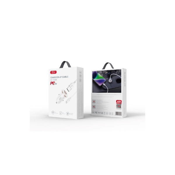 CC56 Mini Cargador de Coche A+C de un solo Puerto 30W con Lightning