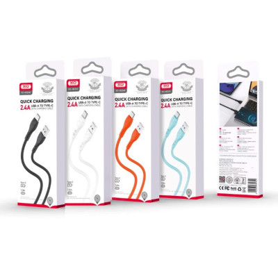 NB240 Cable de Goma Suave Tipo C 2.4A