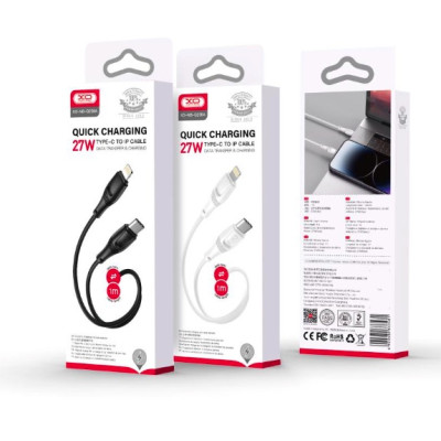 NB-Q239B Cable Silicona Liquida Tipo C a Tipo C 60W en Blanco