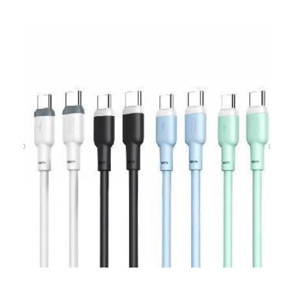NB208B Cable de Datos de Silicona Tipo C a Tipo C 60W