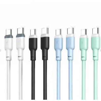NB208B Cable de Datos de Silicona Tipo C a Tipo C 60W