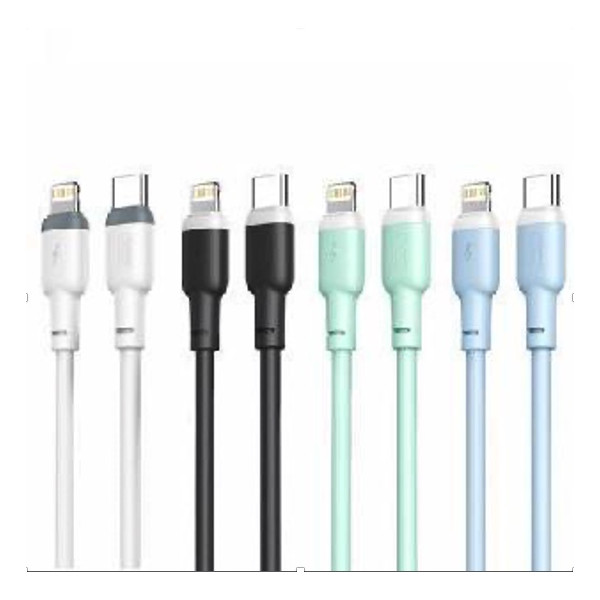 NB208A Cable de Datos de Silicona Tipo C a Lightning 20W