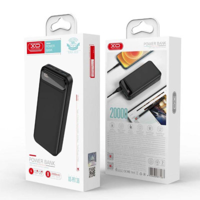 Bateria Portatil Powerbank 10000mAh XO-PR301 en Negro