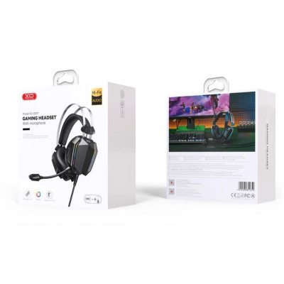 Casco Gaming con Cable de 2.1M Audio Hifi XO-GE07 en Negro