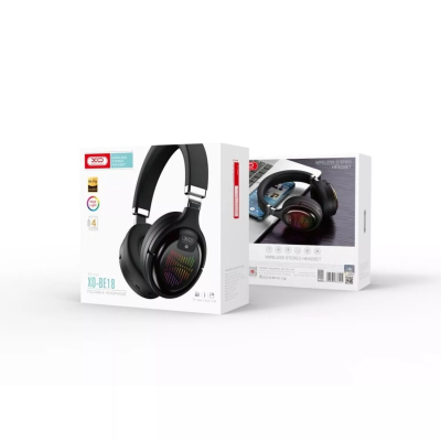 Casco Inalambri con Blueooth XO-BE18 Audio Hifi en Negro
