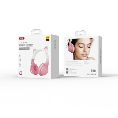 Casco Inalambrico con Blueooth XO-BE38 Audio Hifi en Rosa