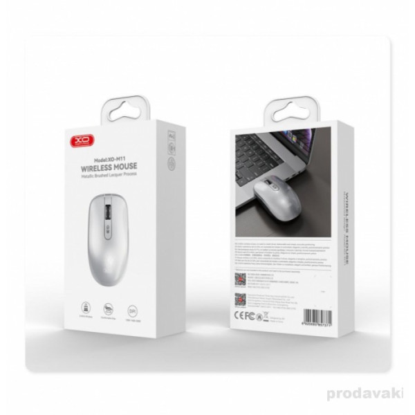 Raton Con Cable XO-M11 En Blanco