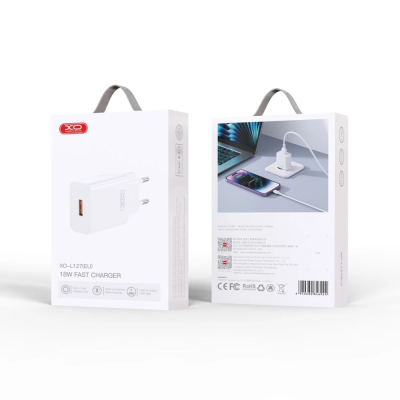 Cargador Entrada Usb 18W XO-L127 En Blanco